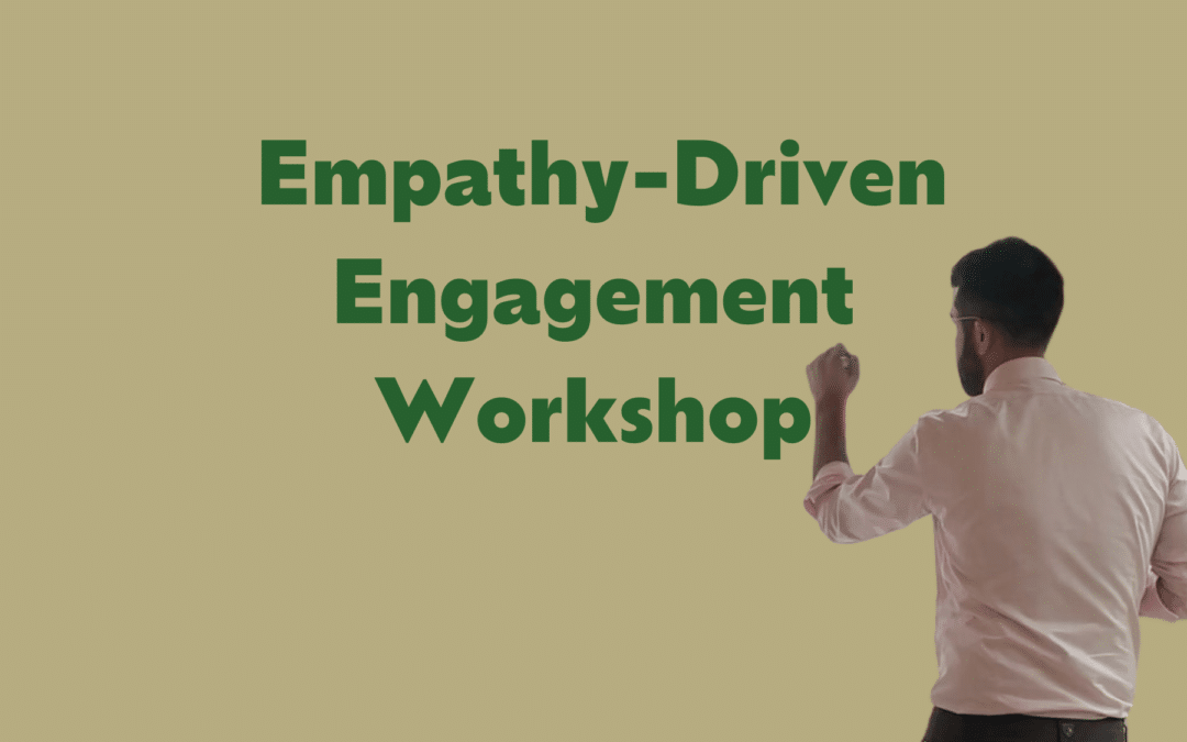 Reignite Community Ties Through the Empathy-Driven Engagement Workshop: Leverage Empathy Mapping & Storytelling in your community.
